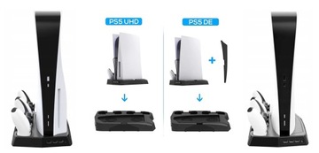 МНОГОФУНКЦИОНАЛЬНАЯ ОХЛАЖДАЮЩАЯ СТАНЦИЯ ДЛЯ PS5, ЗАРЯДНЫЕ ПОДСТАВКИ, ПОДСТАВКА, ИГРОВАЯ ПОДСТАВКА