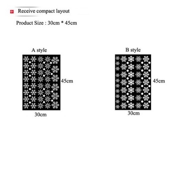 наклейка на окно Рождество Праздники Зима снежинки