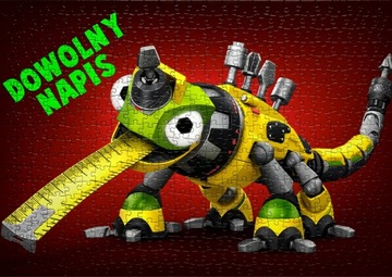 Puzzle DINOTRUX z TWOIM NAPISEM A3/192EL
