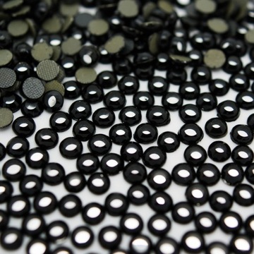 Termo Dżety Cyrkonie Lustro Czarny 5mm 100szt