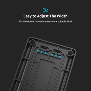 Вертикальная подставка для ноутбука, 3 слота, сплав