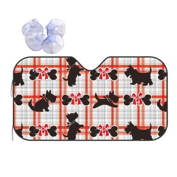 Osłony przeciwsłoneczne Scottie Dogs nowość osłona przeciwsłoneczna 76x140c