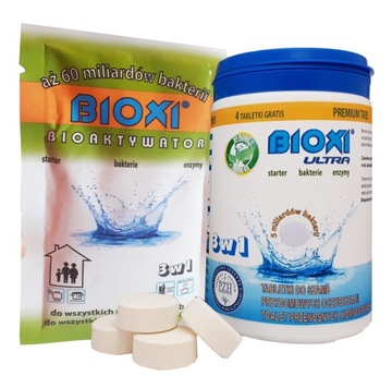 ТАБЛЕТКИ BIOXI ULTRA ECO ДЛЯ ССЕТИНКОВ КОС НЕЙТРАЛИЗАТОР ФЕРМЕНТОВ 1 ГОД