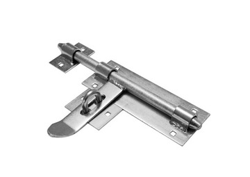 Zasuwa szeroka do furtki bramy rygiel 340mm ocynk zamknięcie na kłódke