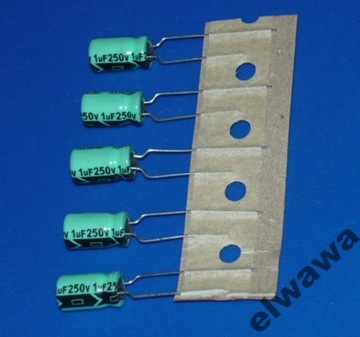 Kondensator el. 1uF 250V LELON RGA za 100szt.