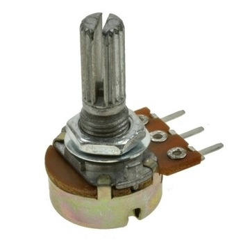 Potencjometr jednoobrotowy 16x15mm 1k 6szt