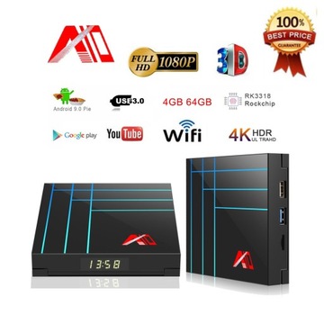 Hot sales Smart Android TV Box 2.4G/5G WIFI 4K Media Player