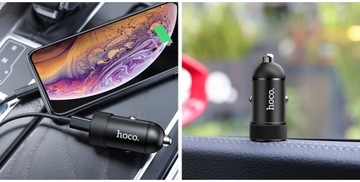 HOCO ładowarka samochodowa USB QC3.0 4A 18W Fully Power Z32A