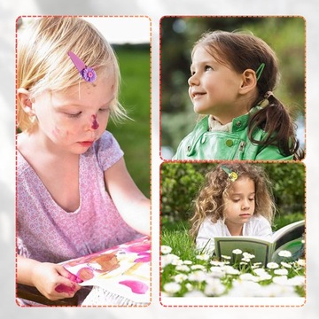 Набор из 28 детских заколок, ярких и очаровательных заколок.