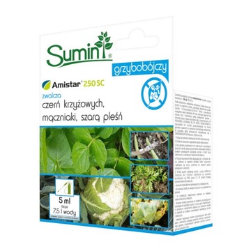 Amistar 250 EC grzybobójczy zaraze mączniaka 5ml