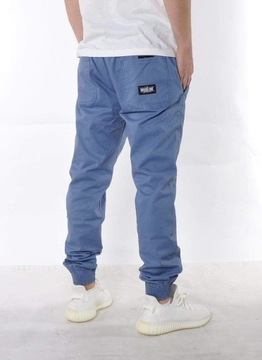 Spodnie XL Bossline Casual Jogger Niebieskie