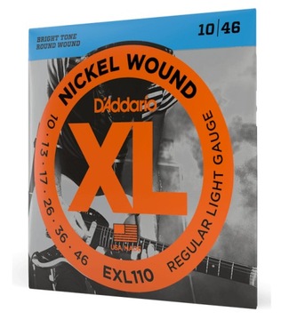 Струны для электрогитары D'addario EXL110 BT 10-46