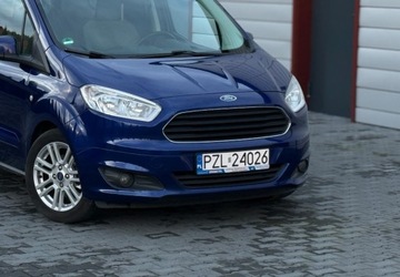 Ford Tourneo Courier I Mikrovan 1.0 EcoBoost 100KM 2016 Ford Tourneo Courier Ford Tourneo Courier Klims tylko 129ooo km Benzyna, zdjęcie 10