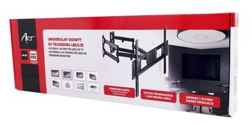 REGULOWANY OBROTOWY UCHWYT TV TELEWIZORA NAROŻNY