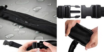 ПОЯСНАЯ СУМКА ДЛЯ БЕГА ВЕЛОСИПЕДНЫЙ РЕМЕНЬ С РЕГУЛИРУЕМОЙ ЗАСТЕЖКОЙ