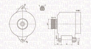 ALTERNÁTOR MAGNETI MARELLI 063731409010