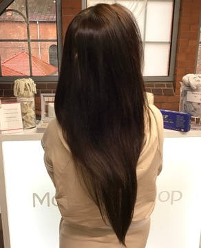 Прикрепленный зажим для волос в 40 см натурального движения