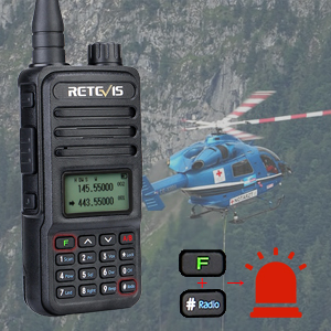 Retevis RT85 Walkie Talkie Dual Band, Radio Daleki Zasięg, DTMF FM (2 Szt)