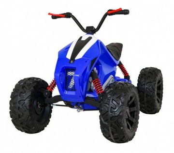 Quad Lucky Seven na akumulator Niebieski + Koła EVA + Wolny Start + LED + M