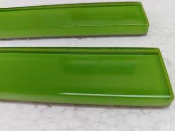 Listwa szklana 2,5x50cm zielona