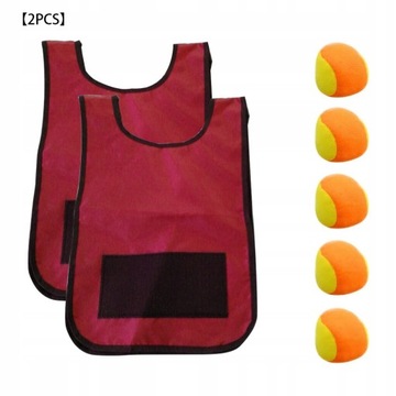 Dodgeball Sticky Vest Zestaw do rzucania na