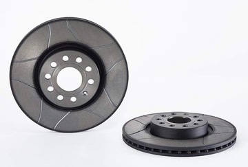 Tarcza Hamulcowa Przednia 1 Sztuka Brembo 09.9772.75 Nacinana