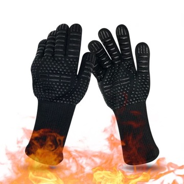 1pcs High Temperature Resistance BBQ Gloves Oven