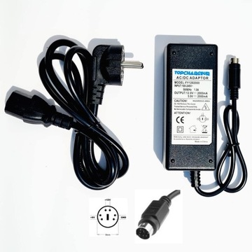 TOP ŁADOWARKA * Ładowarka sieciowa 12V 5V 2A 6 PIN do dysku twardego