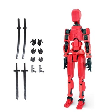 НАБОР ИЗ 5 ФИГУР РОБОТОВ 13 СУСТАВОВ ПОВИЖНЫЕ СУСТАВЫ ОРУЖИЕ ДЛЯ КОЛЛЕКЦИИ