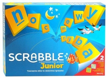 Mattel gra Scrabble Junior słowna logiczna 6+