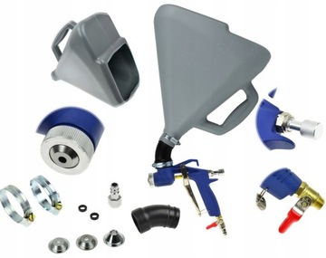 ПИСТОЛЕТ ДЛЯ ПОКРАСКИ БЕЛОЙ ШТУКАТУРКОЙ 7,5 Л С РЕЗИНОВЫМ СОЕДИНЕНИЕМ