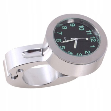 Часы на руль Мотоциклетные часы Серебро