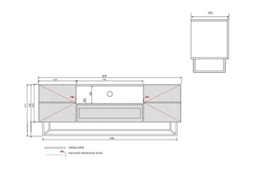 ЛОФТ ШКАФ ДЛЯ ТЕЛЕВИЗОРА СТОЛИК ДЛЯ ТЕЛЕВИЗОРА КОМОД МЕТАЛЛИЧЕСКИЙ КАРКАС ДУБ ARTISAN СЕРЫЙ МАТОВЫЙ