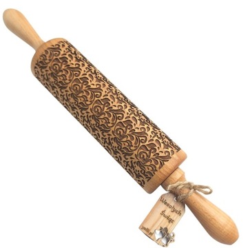 РОЖДЕСТВЕНСКИЙ РУЛЕТ ДЛЯ ПЕЧЕНЬЯ С ГРАВИРОВКОЙ НА ВАШ ВЫБОР ПЛЮС БЕСПЛАТНО