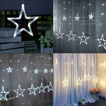 ПОДВЕСНЫЕ СВЕТИЛЬНИКИ ЗВЕЗДЫ 2,5 М СВЕТОДИОДНАЯ ЗАНАВЕСА