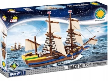 KLOCKI Cobi Smithsonian Statek Mayflower 21077