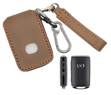 Etui pokrowiec klucz skóra CH Mazda 3 6 CX-3 CX-60 CX-5 MX-5 MX-30 CX-30 br