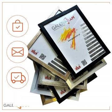 Рамка-рамка 48х68 - Профиль WIK - 12 ЦВЕТОВ - 68х48 см Галерея Рамка