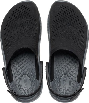 CHODAKI CROCS LITERIDE 360 CLOG CZARNO-SZARE 206708 0DD r 45-46