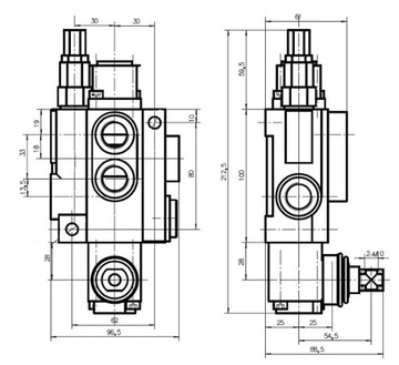 РАСПРЕДЕЛИТЕЛЬ 2 SEC 40L + СОЕДИНЕНИЯ ДЛЯ URSUS C-330