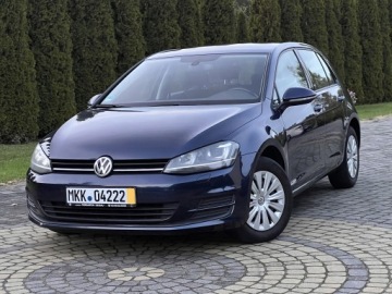 Volkswagen Golf VII Hatchback 3d 1.2 TSI 85KM 2014 Volkswagen Golf VII 1.2 TSI 86KM Highline BiXenon LED PDC 1wł. SerwisASO