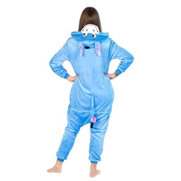 KOSTIUM ONESIE KIGURUMI KOMBINEZON PIŻAMA JEDNOCZĘŚCIOWA CIEPŁY DRES M