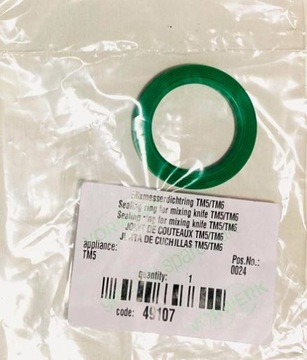 ORYGINALNA USZCZELKA NOŻA do Thermomix TM6 TM5 producent VORWERK