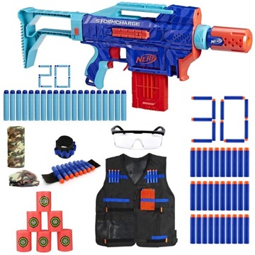 PISTOLET NERF ELITE 2.0 ZESTAW STORMCHARGE WILD EDITION F7376 MEGAPACK