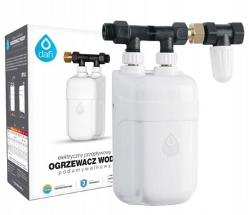 Ogrzewacz wody przepływowy z przyłączem DAFI 4,5KW 230V podumywalkowy