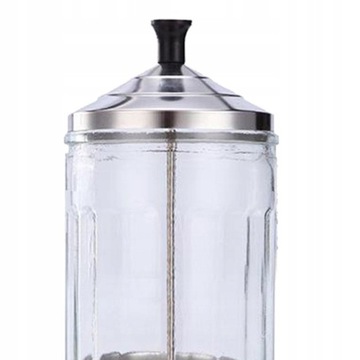 Szklany Słoik Barbercide z Niegumą 20x11cm