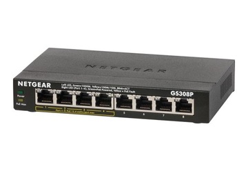 8 PORTOWY PRZEŁĄCZNIK SWITCH GIGABIT ETHERNET 53W