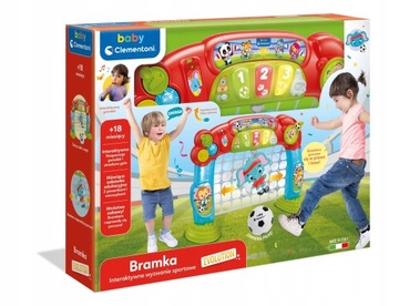 CLEMENTONI BRAMKA INTERAKTYWNA 2w1 mówi PL ANG OUTLET