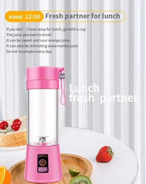 Portable Blender USB Wireless Mixer Electric Juicer Machine Smoothie
