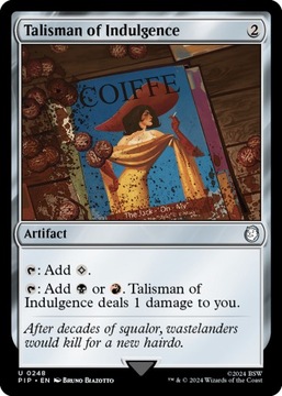 MTG Talisman of Indulgence (U)